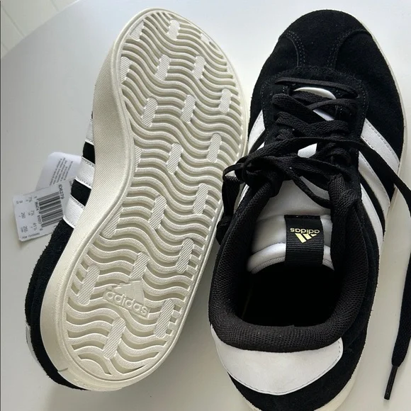 adidas Black and White Sneakers - Picture 3 of 6